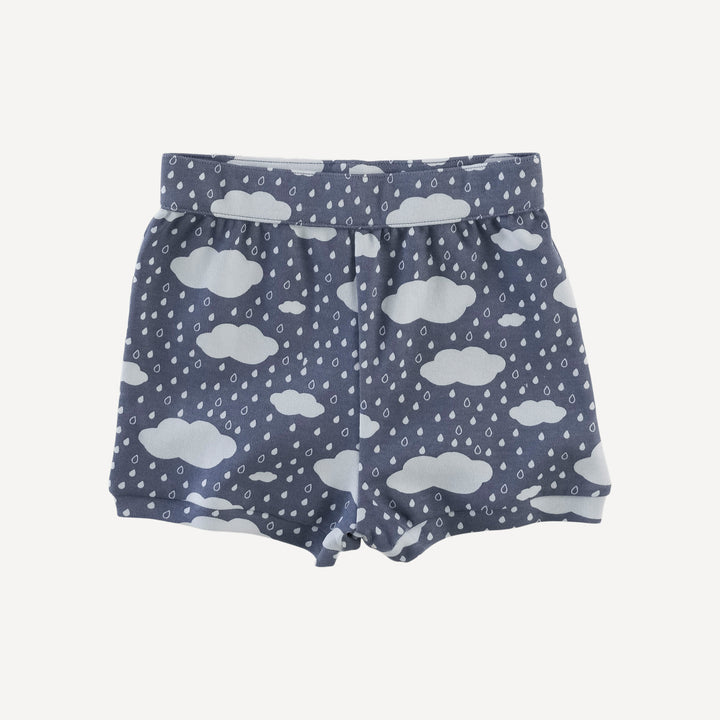 jamie short set | blue rain cloud | organic cotton interlock