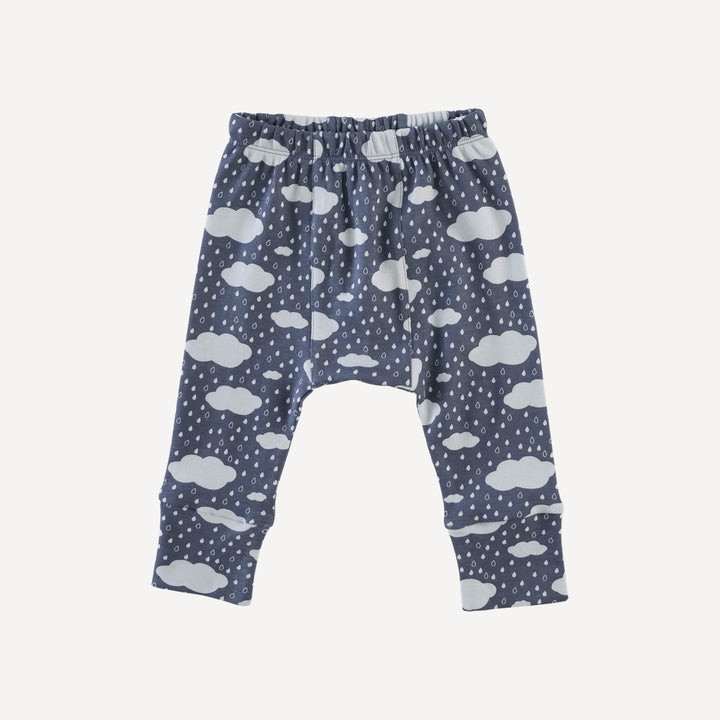 classic panda pant | blue rain cloud | organic cotton interlock