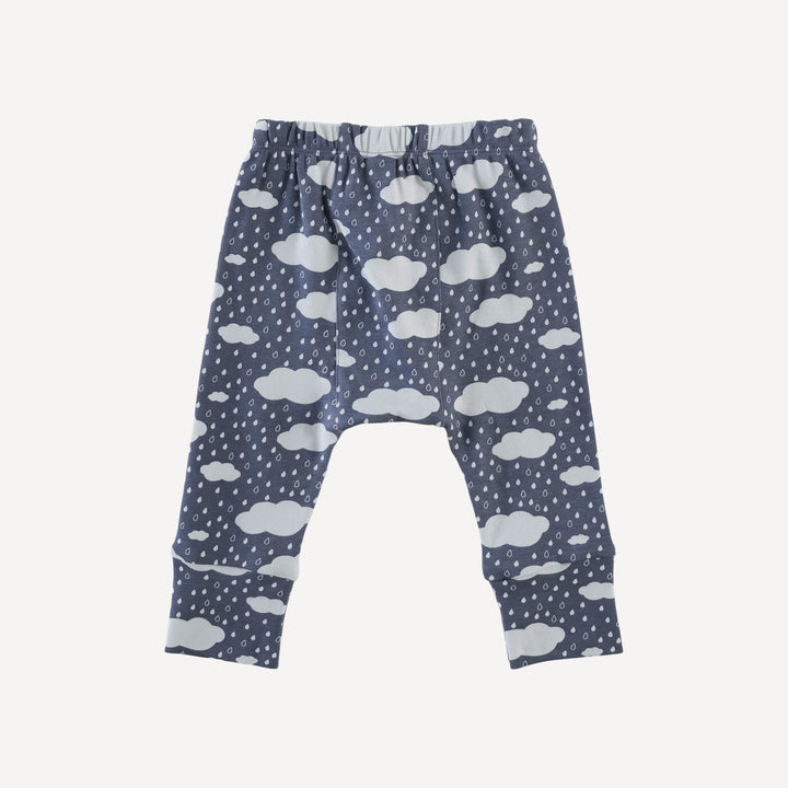 classic panda pant | blue rain cloud | organic cotton interlock