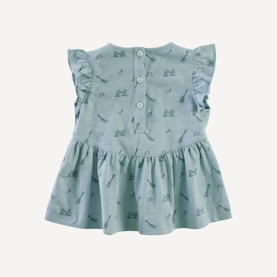 sleeveless lola set | blue smoke music | organic cotton slub