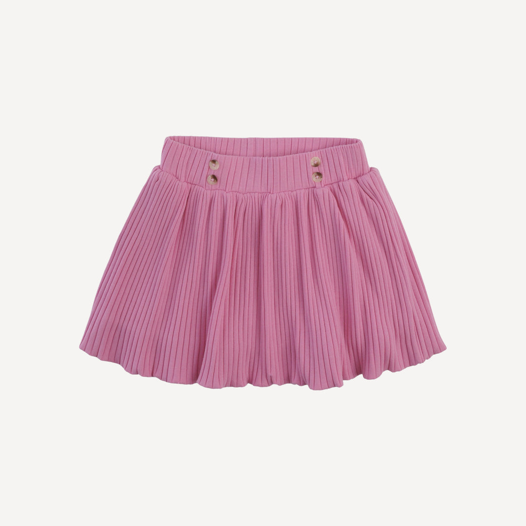 bubble skirt | bonbon | organic cotton wide rib