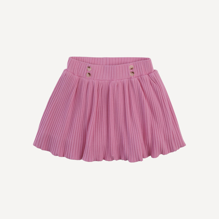 bubble skirt | bonbon | organic cotton wide rib
