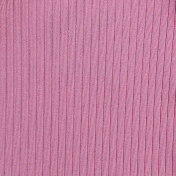 long sleeve jade set | bonbon | organic cotton wide rib