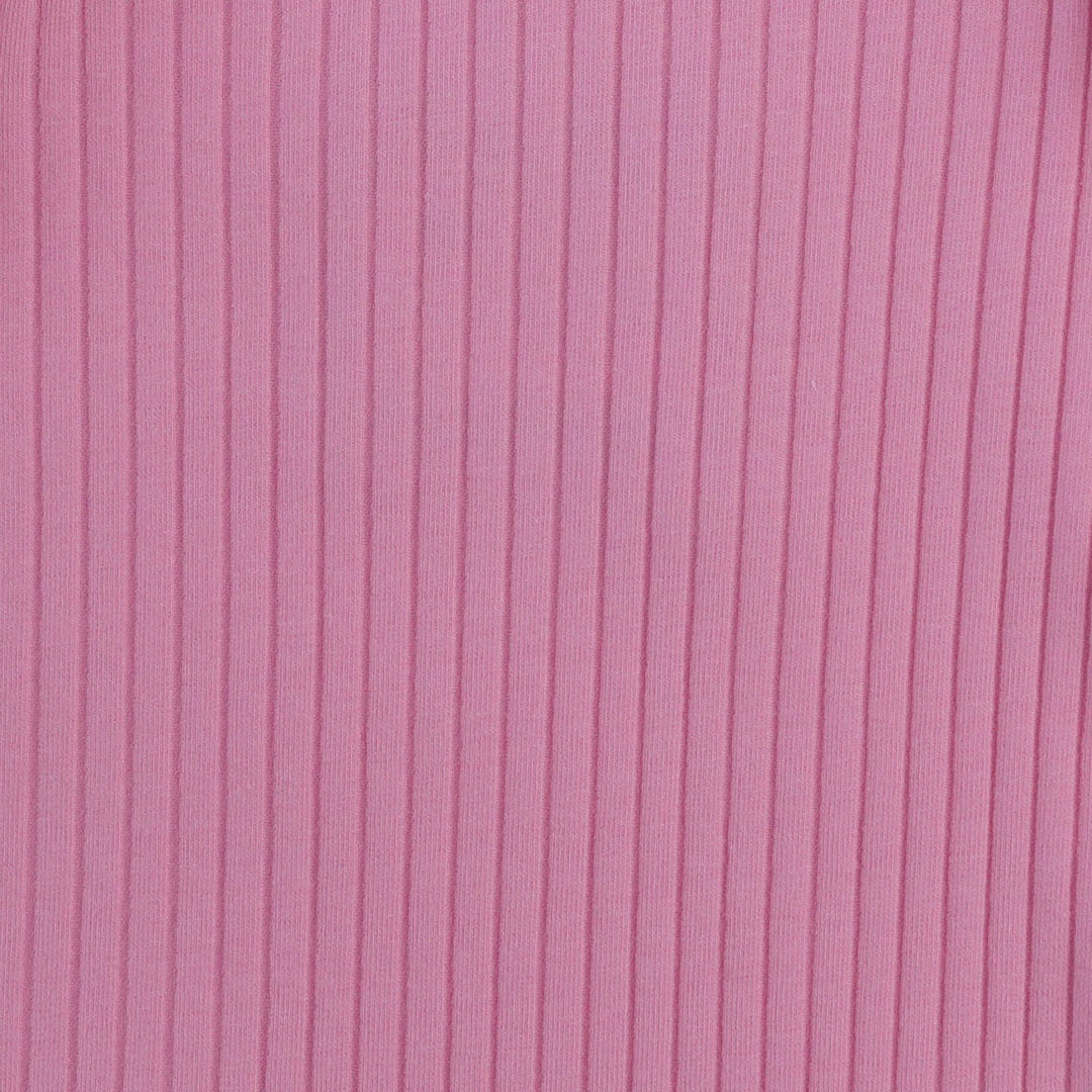 long sleeve two way zipper footie | bonbon | organic cotton wide rib