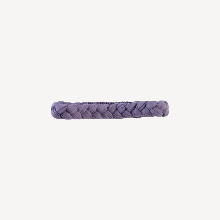 stretchy braided headband | dusty plum | bamboo