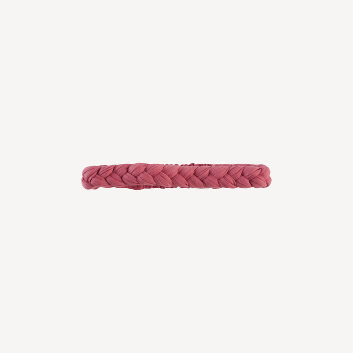 stretchy braided headband | nautical red | bamboo
