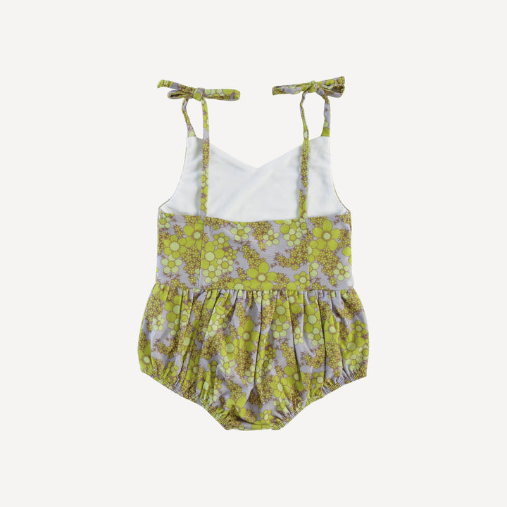 spaghetti tie bow bubble swimsuit | bright granny floral | swim