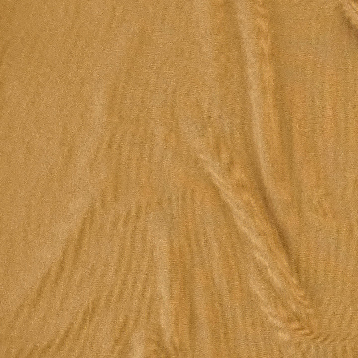 long sleeve basic henley tee | brown mustard | bamboo