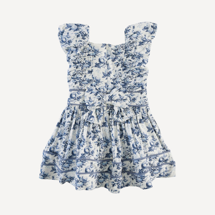 wonderland dress | bunny floral | bamboo