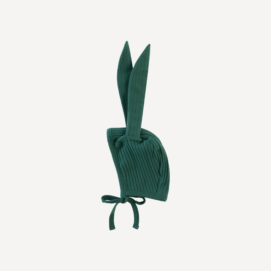 bunny hat | rain forest | organic cotton wide rib