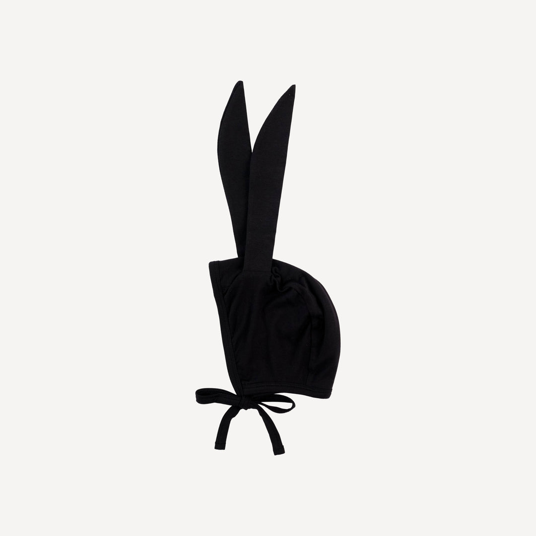 bunny hat | black | bamboo