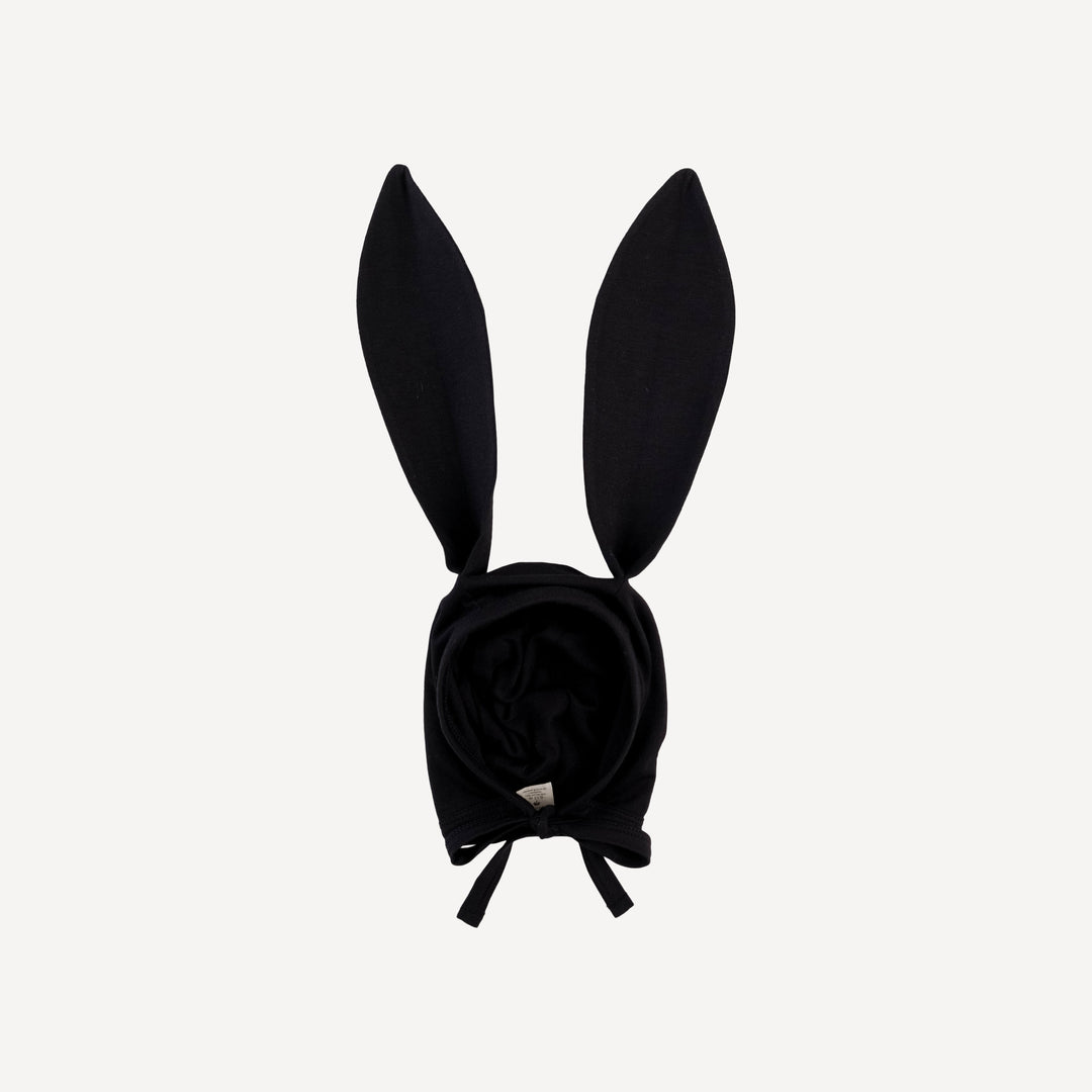 bunny hat | black | bamboo