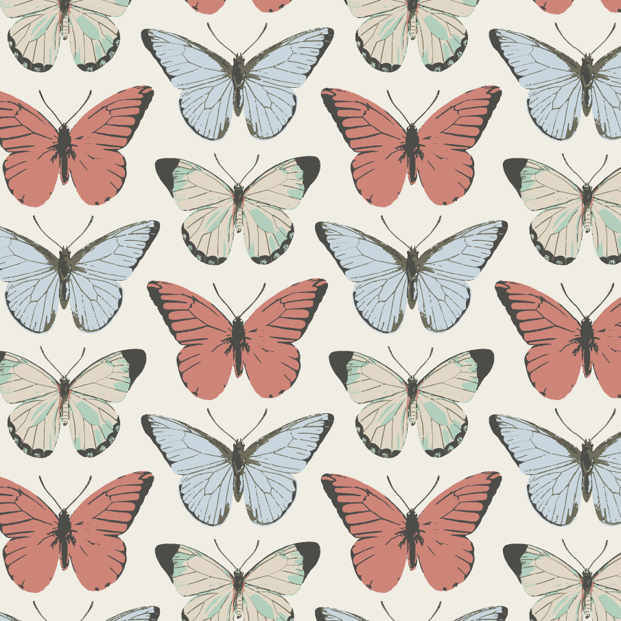 PREORDER long sleeve pj set | butterflies | modal