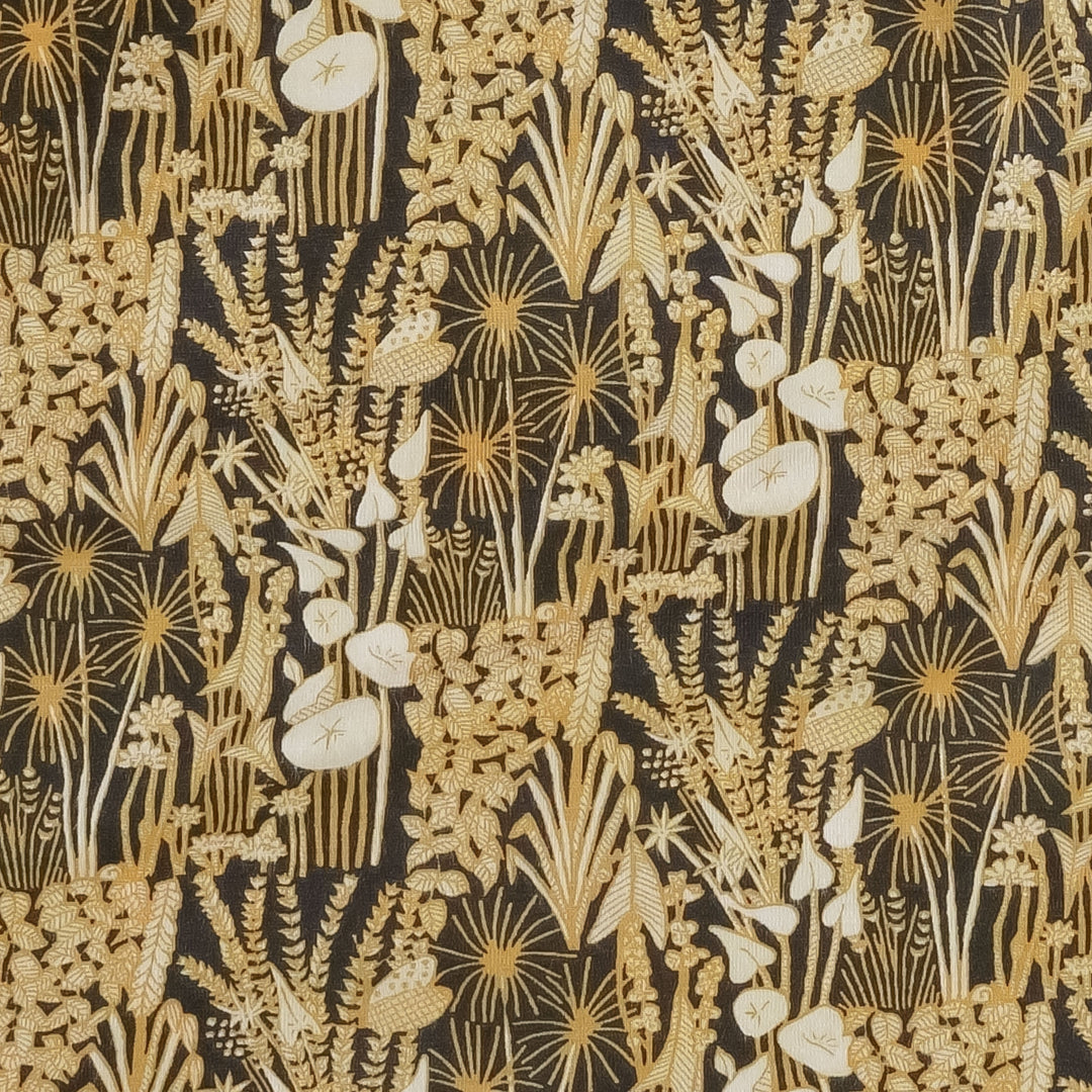 long sleeve zipper footie | butterscotch foliage  | bamboo