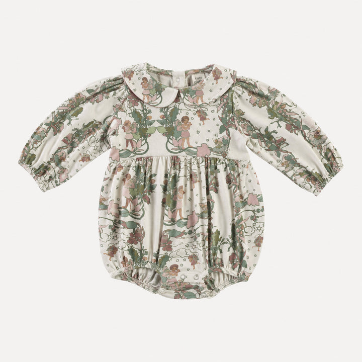 PREORDER long sleeve peter pan bubble | mystical fairies | organic cotton interlock