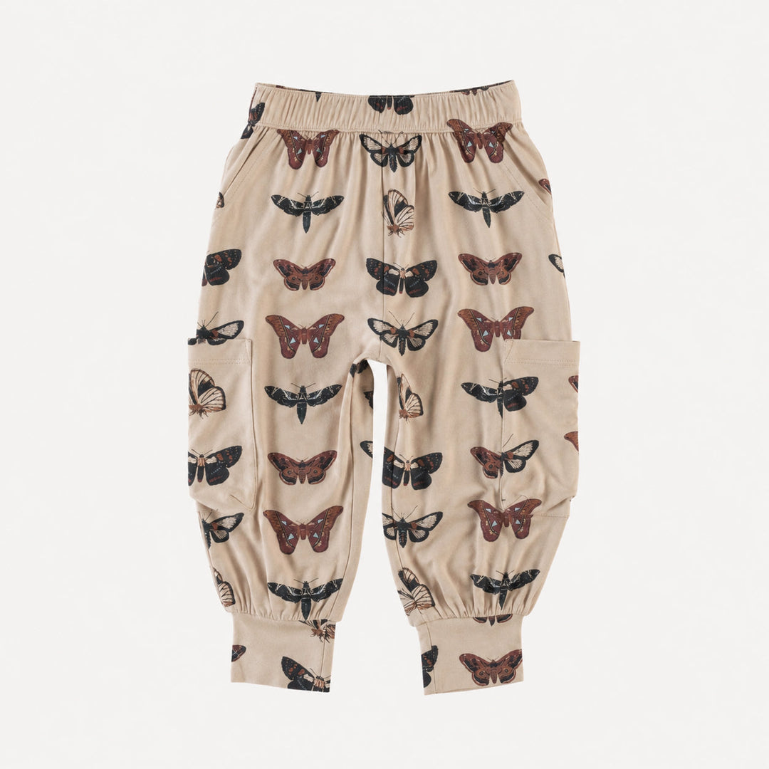PREORDER cargo bubble pant | moths | bamboo