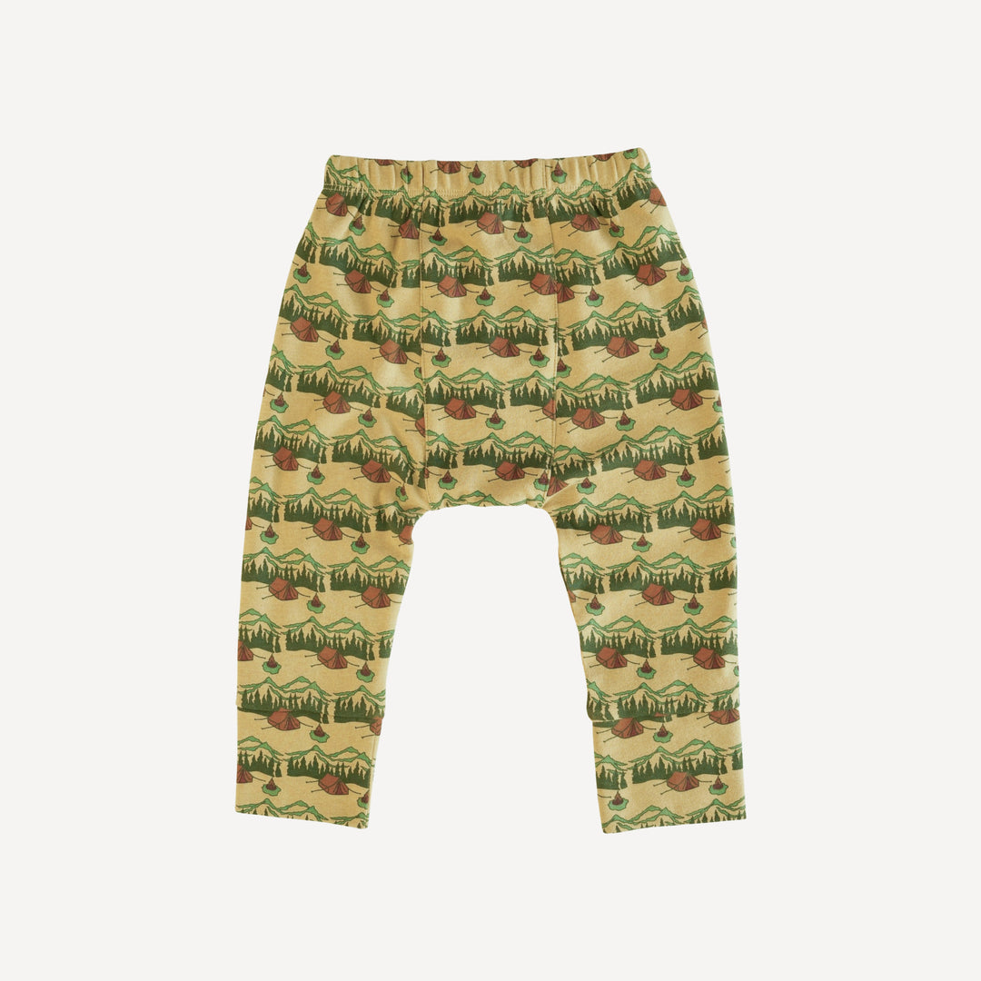 classic panda pant | campsite | organic cotton interlock