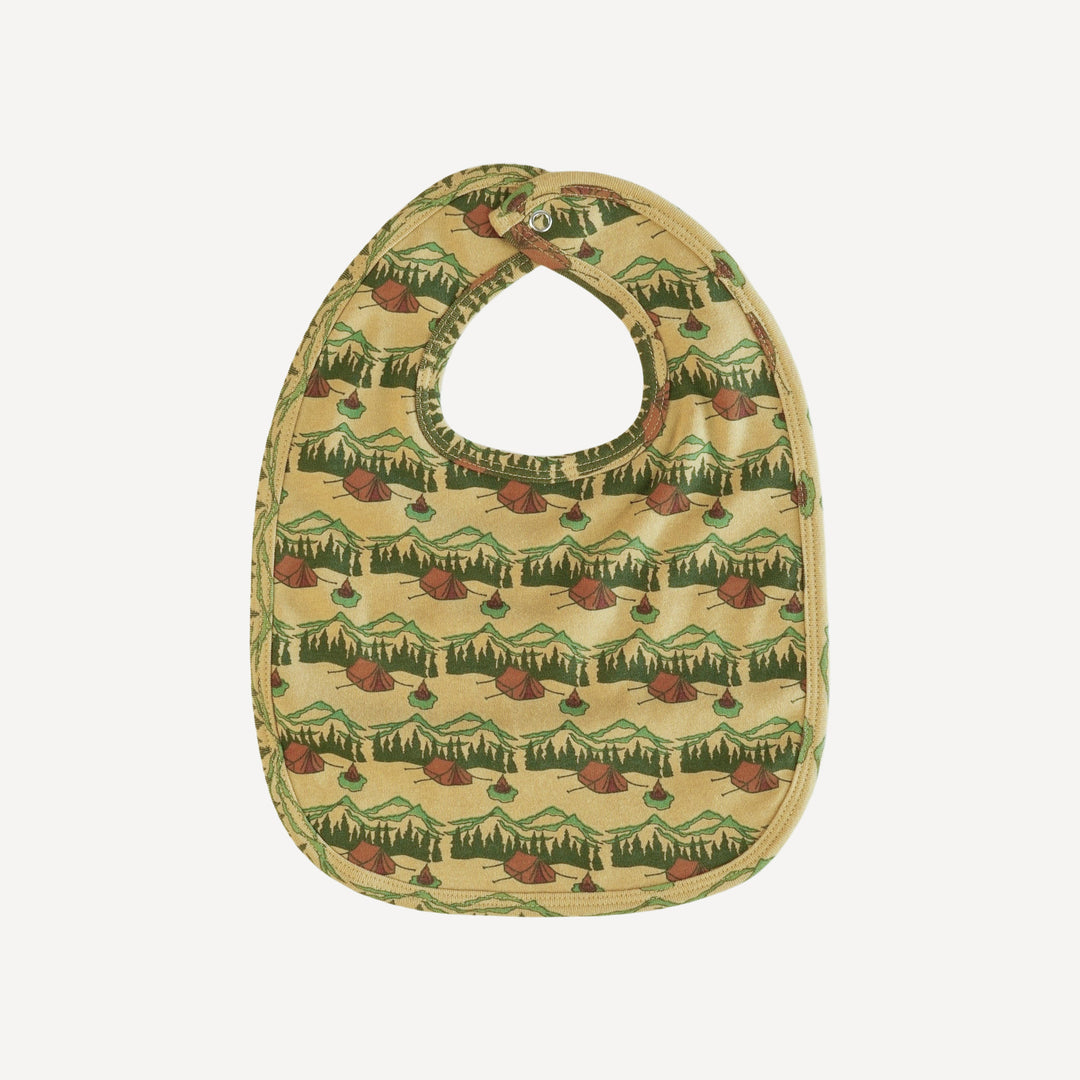 bib | campsite | organic cotton interlock