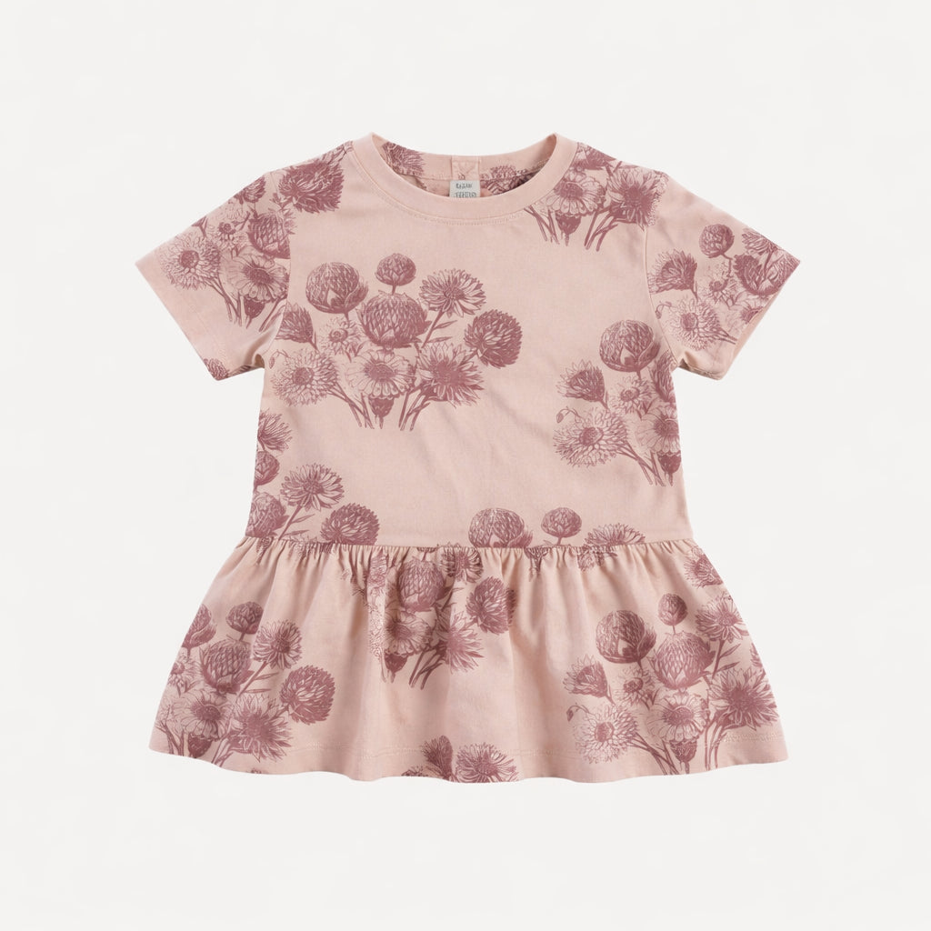 short sleeve kate top | burlwood dahlia | organic cotton jersey