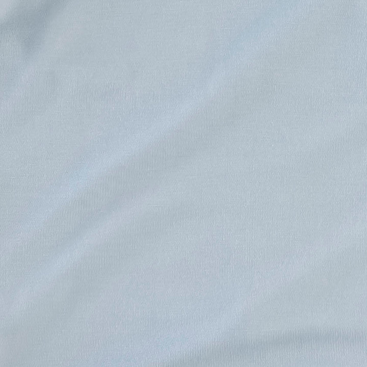 long sleeve two way zipper footie | celestial blue | bamboo