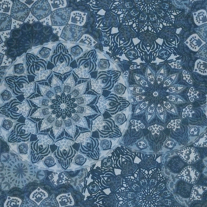 flare leg pant | celestial mandala | organic cotton interlock
