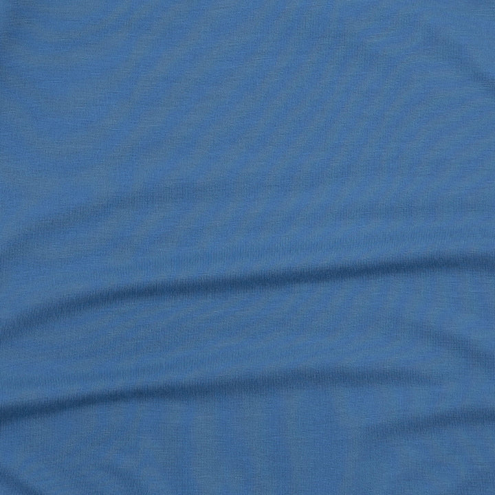 long sleeve two way zipper footie | cendre blue | bamboo