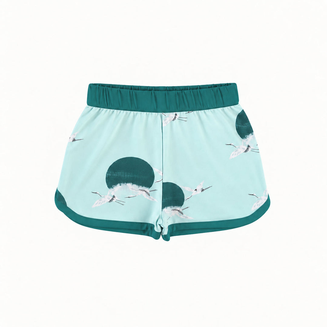 PREORDER ringer track short | aqua crane | modal