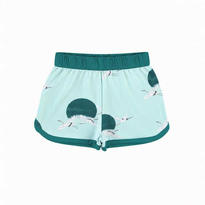 PREORDER ringer track short | aqua crane | modal