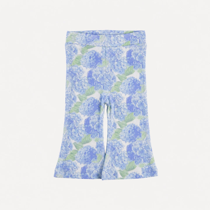 PREORDER flare pant | blue hydrangea | bamboo