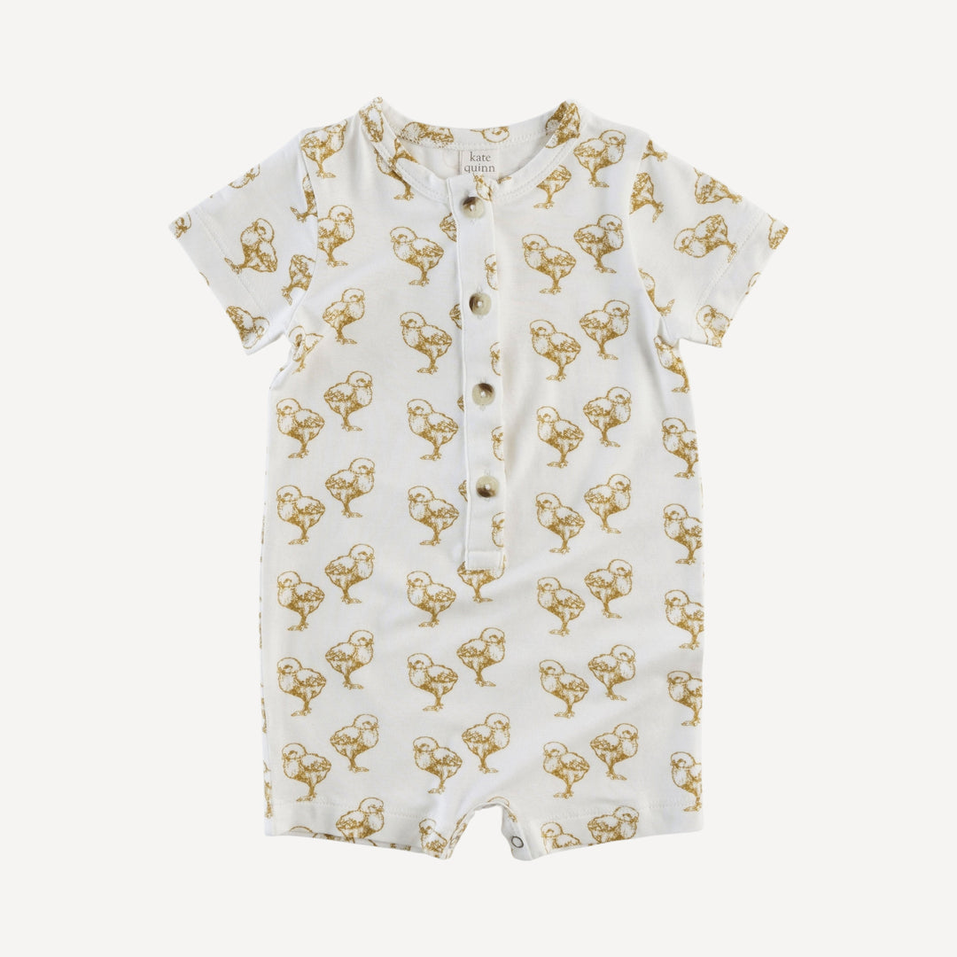 short sleeve union shortie | chicks | bamboo