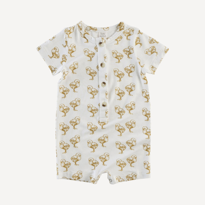 short sleeve union shortie | chicks | bamboo