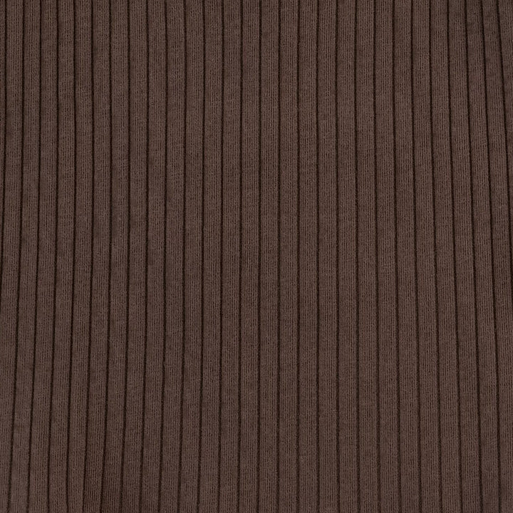 large bow elastic headband | chocolate chunk | organic cotton wide rib