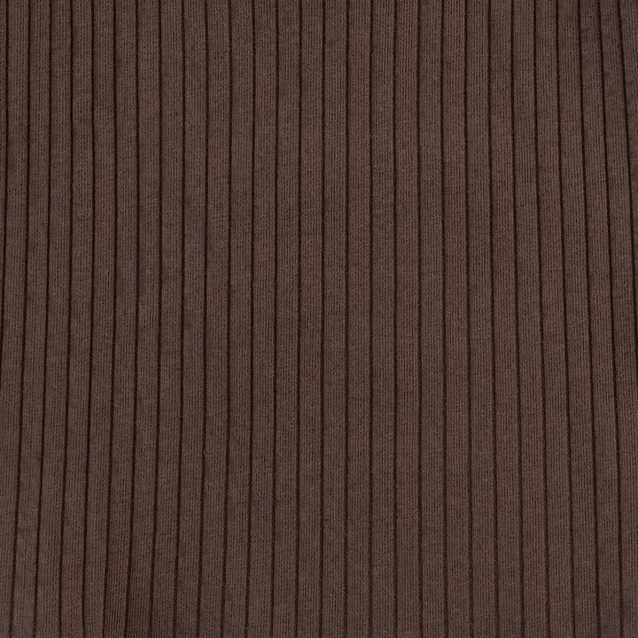 womens skinny jogger | chocolate chunk | organic cotton wide rib