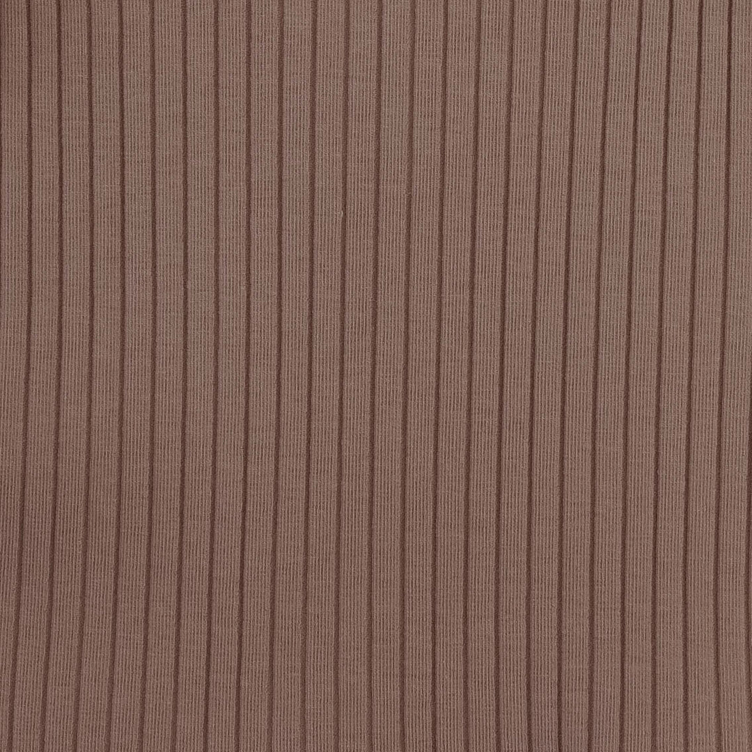 classic cuffed legging | chocolate | organic cotton wide rib