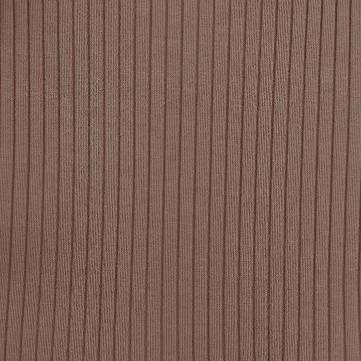 bear hat | chocolate | organic cotton wide rib