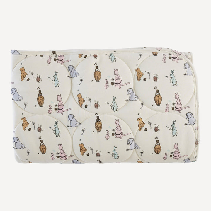 classic circle quilt | pooh & friends | organic cotton interlock