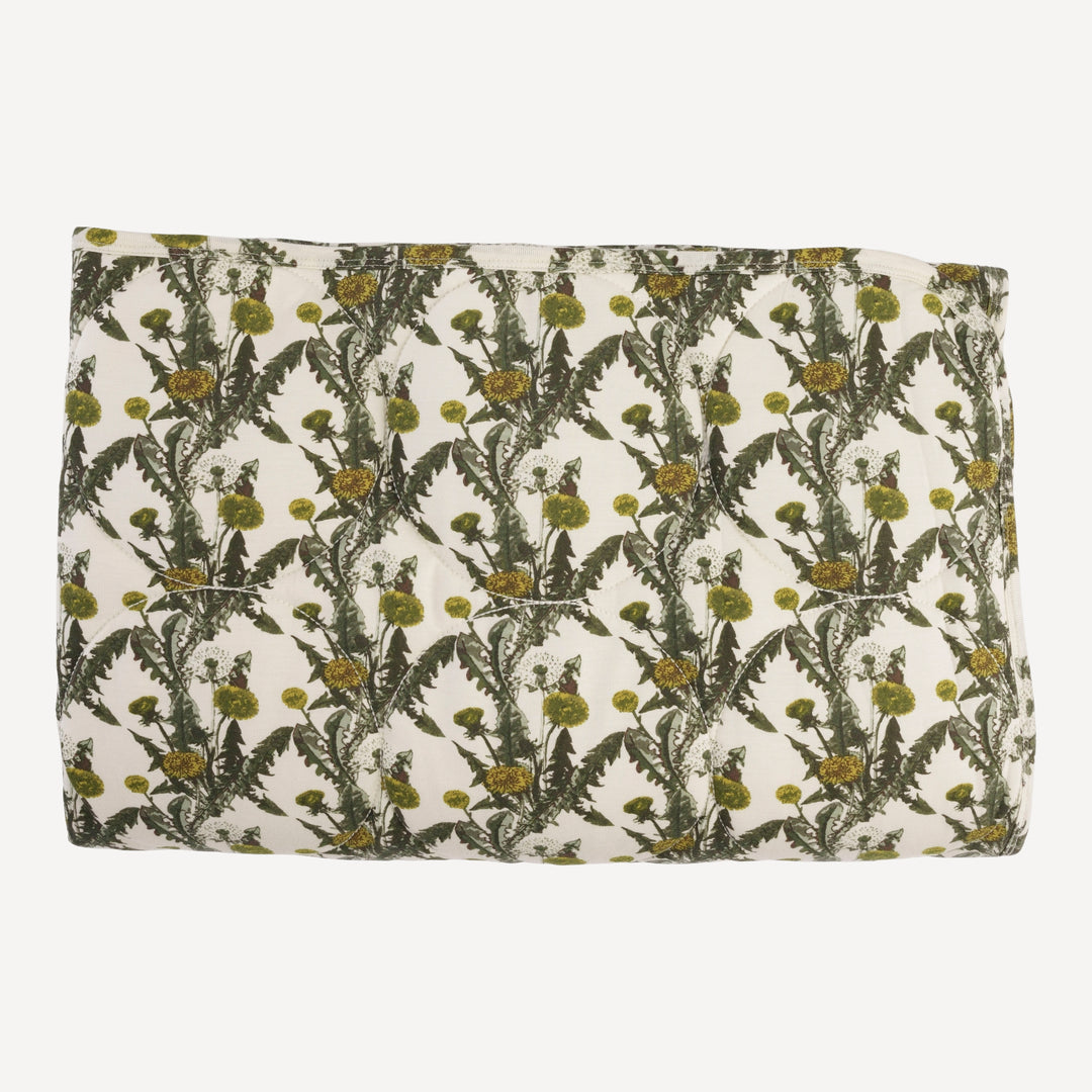 classic circle quilt | dandelion | modal