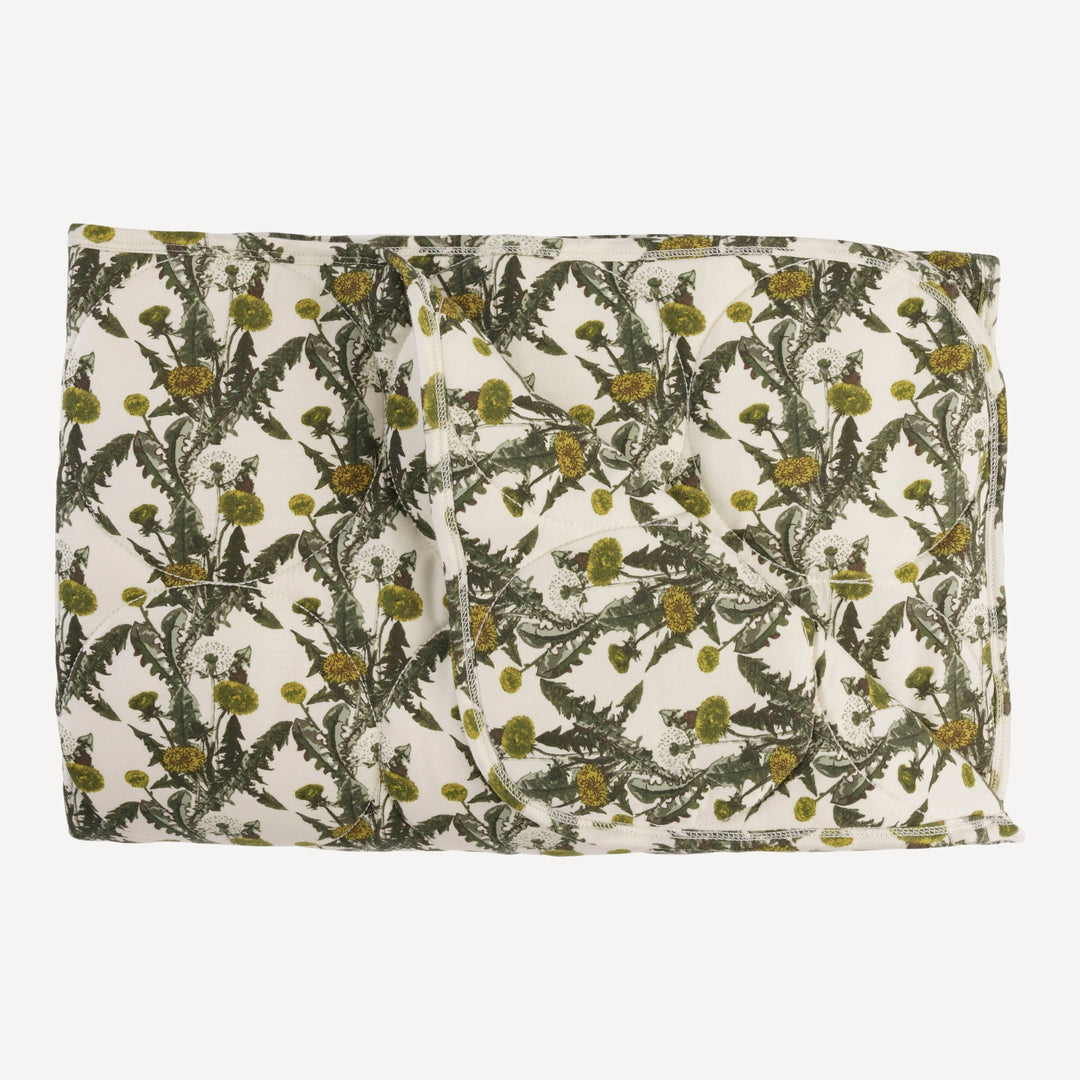 classic circle quilt | dandelion | modal