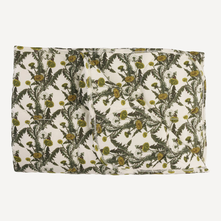 classic circle quilt | dandelion | modal