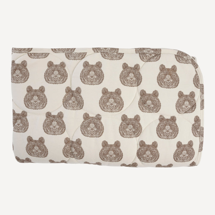 classic circle quilt | papa bear | organic cotton jersey