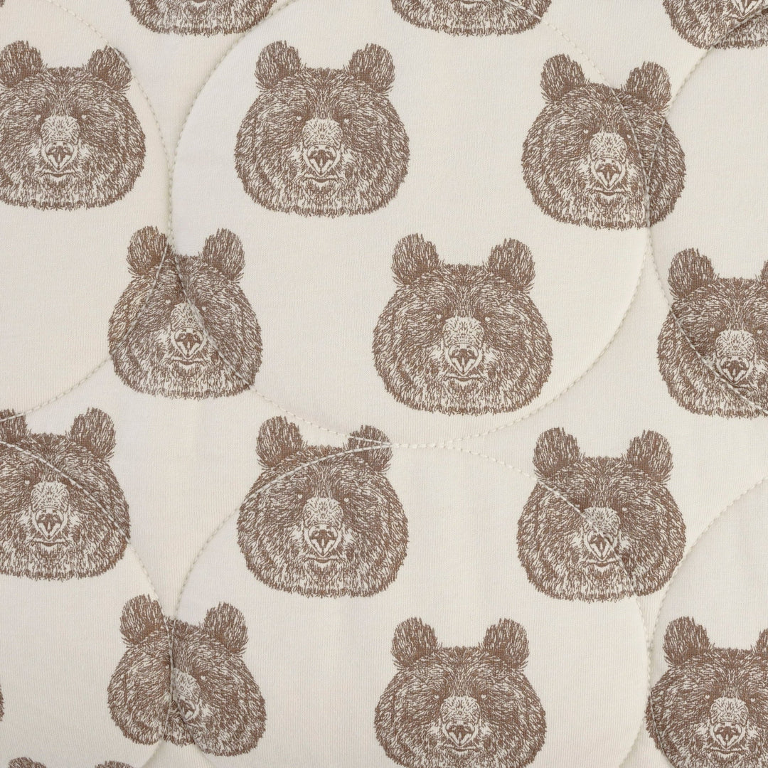 classic circle quilt | papa bear | organic cotton jersey