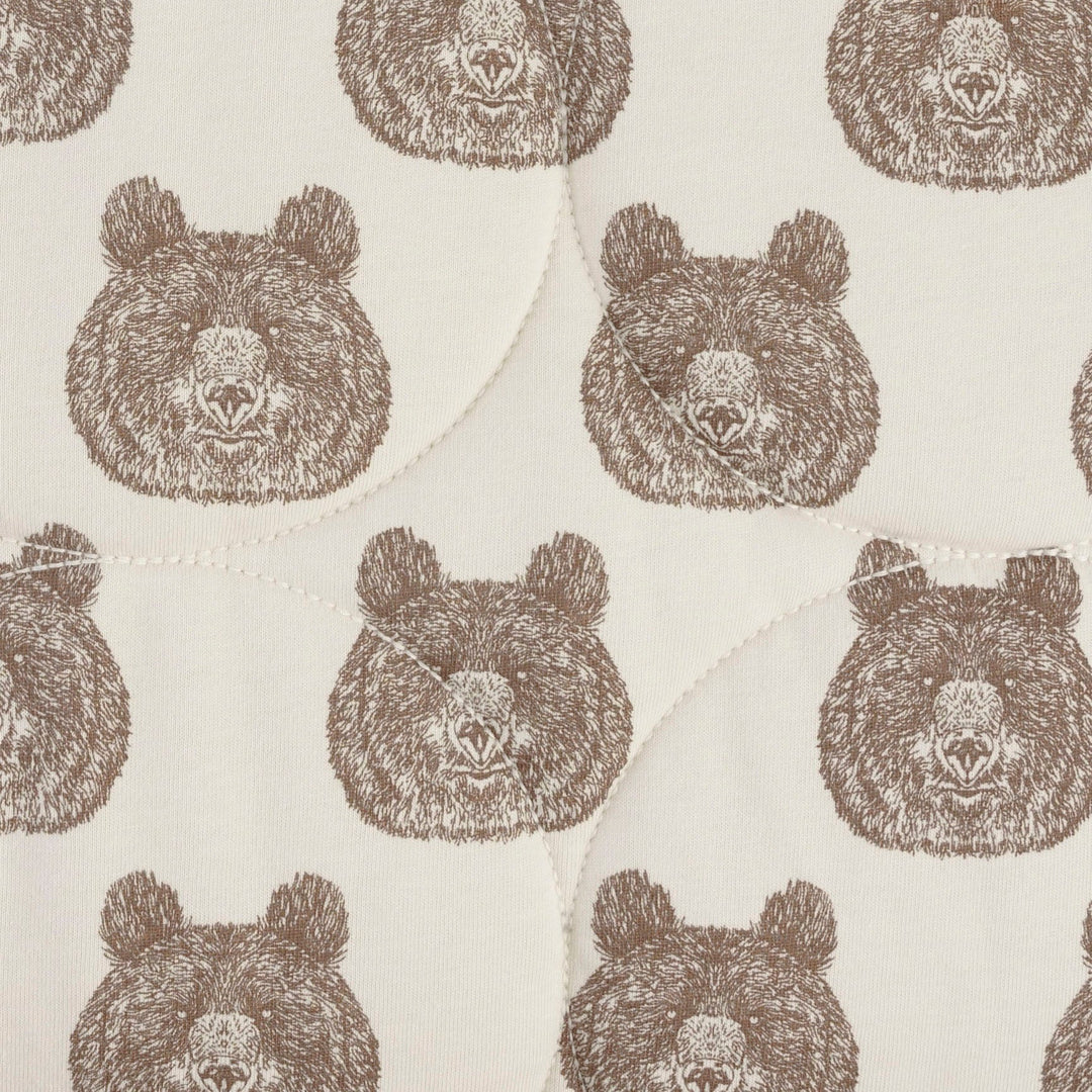 classic circle quilt | papa bear | organic cotton jersey