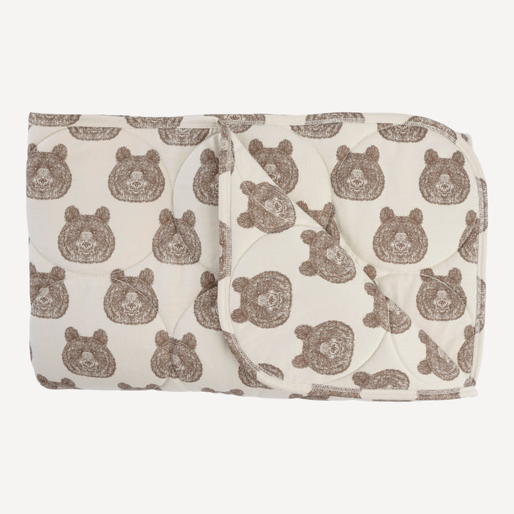 classic circle quilt | papa bear | organic cotton jersey