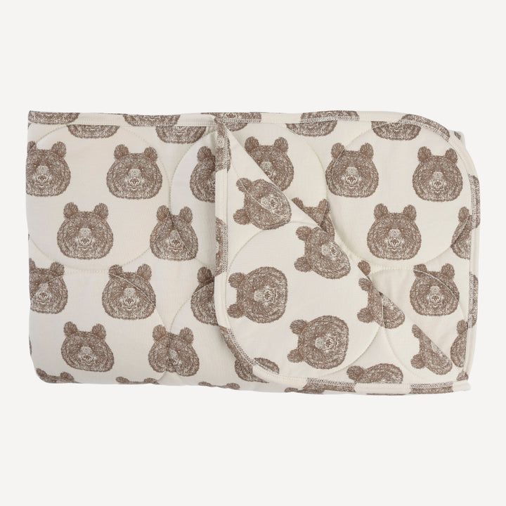 classic circle quilt | papa bear | organic cotton jersey