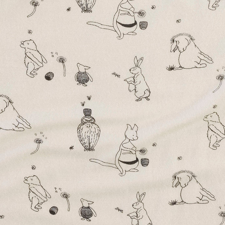 crib sheet | classic pooh & friends | bamboo