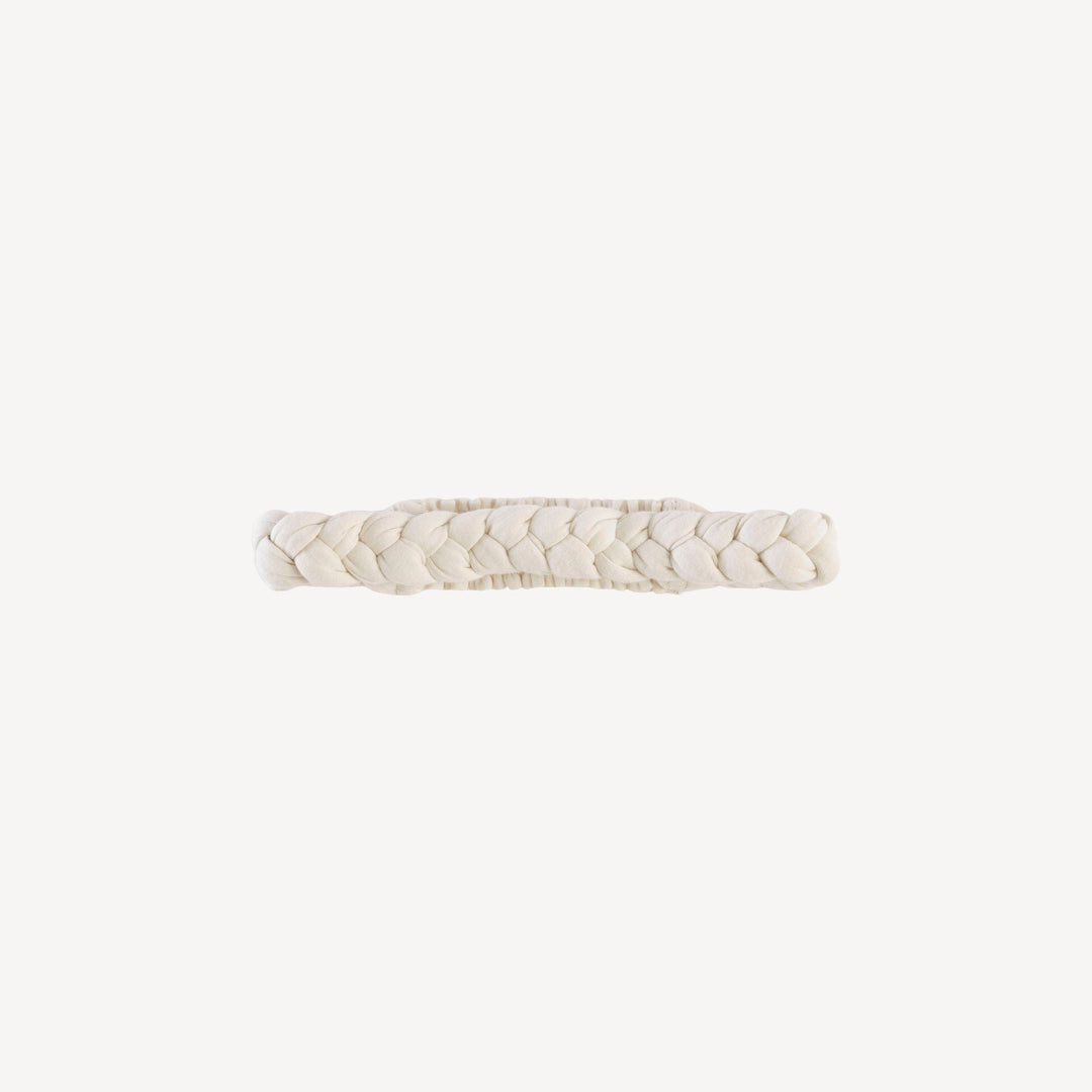 skinny braided headband | coconut | lenzing modal