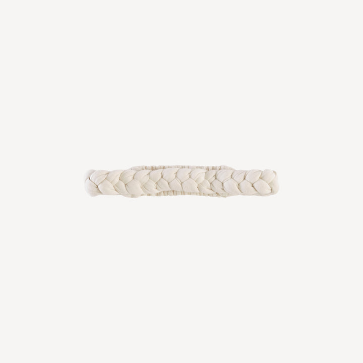 skinny braided headband | coconut | lenzing modal