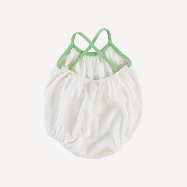 cross back bubble | coconut | organic cotton terry