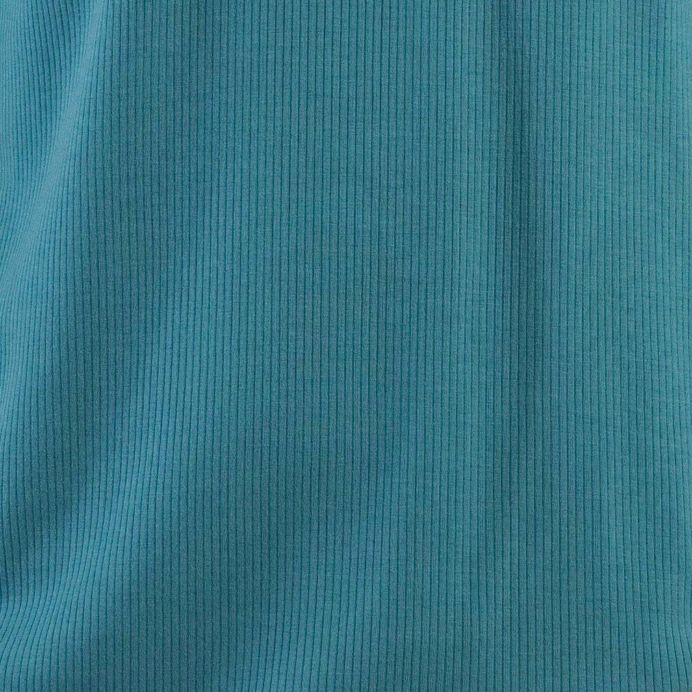 mens short sleeve pocket tee | teal | modal skinny rib