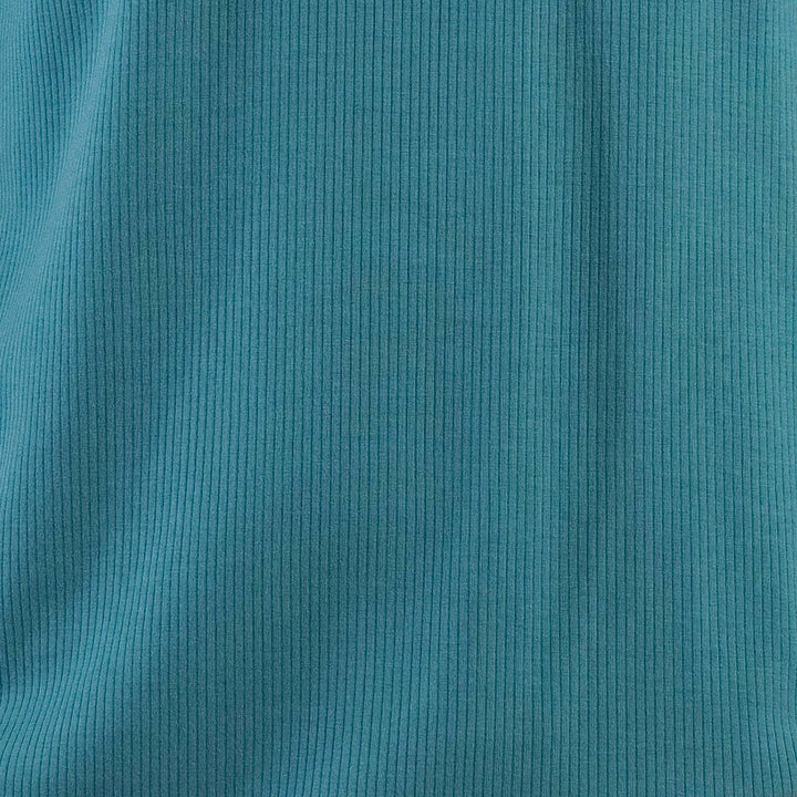 mens short sleeve pocket tee | teal | modal skinny rib